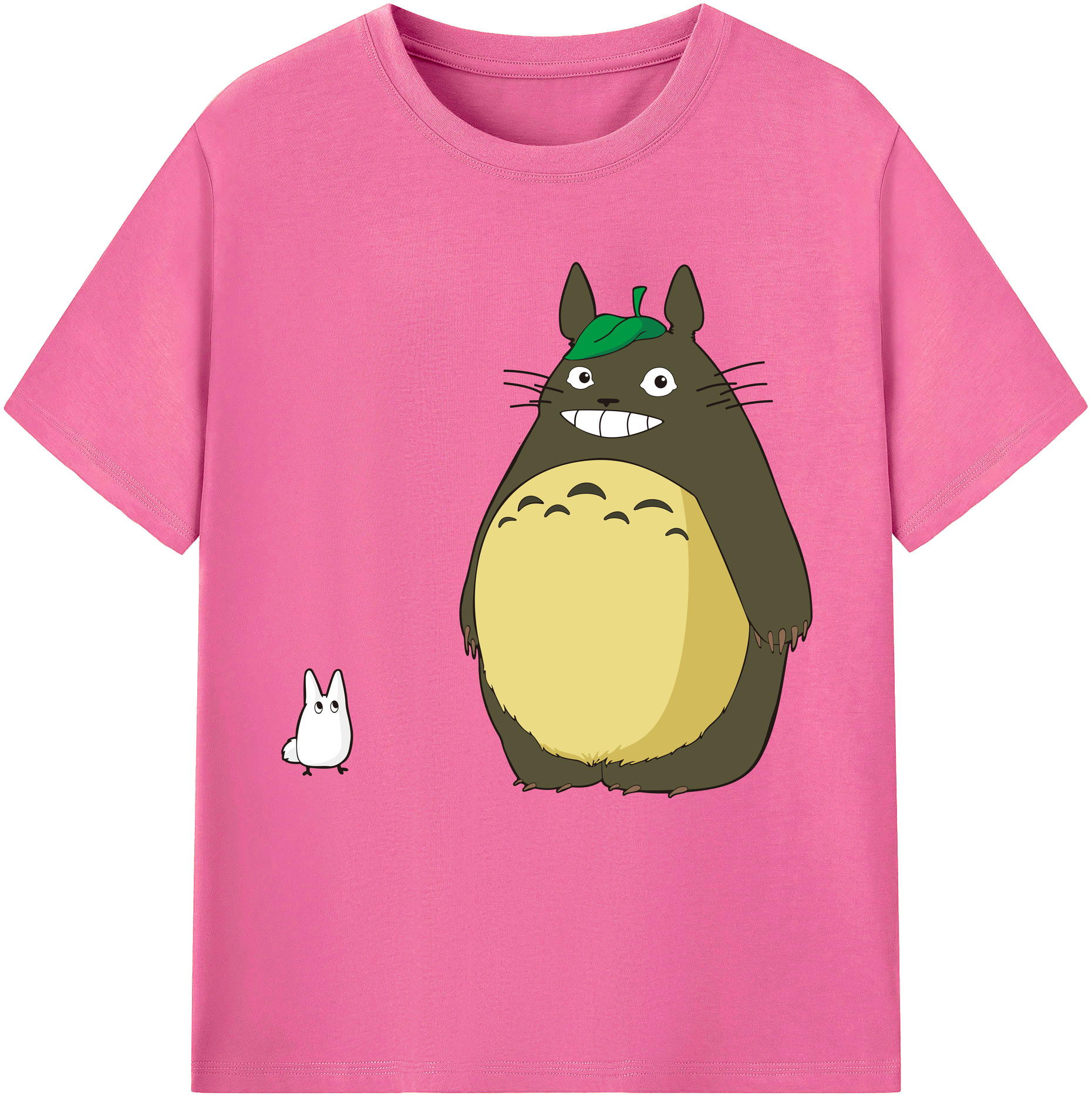 （画像用） となりのトトロ 草壁メイ 草壁サツキ My Neighbor Totoro Satsuki Kusakabe Mei Kusakabe レディースカジュアルプリントTシャツ（綿100％）